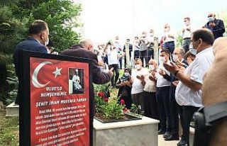 15 Temmuz şehidi Mustafa Yaman kabri başında anıldı