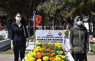 15 Temmuz Şehidi Ramazan Konuş mezarı başında...