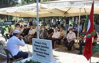 15 Temmuz şehitleri Salihli’de dualarla anıldı