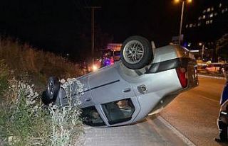 170 promil alkollü sürücünün kullandığı otomobil...