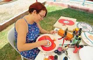 1. Kemer Sanat Çalıştayı ve Yaz Sanat Kampı başladı