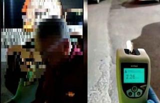 226 promil alkollü çıkınca ‘maşallah’ dedi