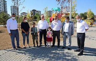 5 bin metrekarelik Kardeşler parkının yapımı...