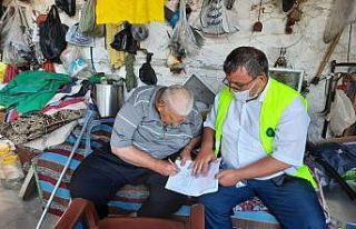 76 yaşındaki engelli yaşlı adamın su aboneliği...