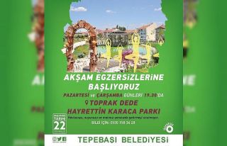 Açık hava egzersizleri Hayrettin Karaca’da başlıyor