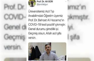 Acil tıp profesörünün testi pozitif çıktı