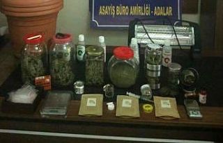 Adalar’da kargo ile uyuşturucu teslimatı yapan...