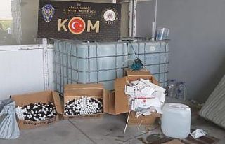Adana’da 920 bin liralık kaçak etil alkol ele...