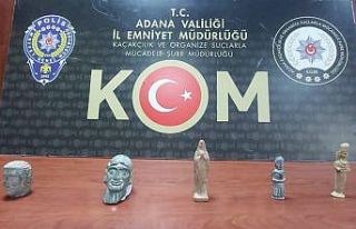 Adana’da tarihi eser operasyonu