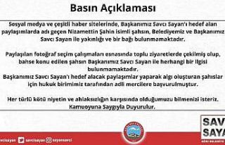 Ağrı Belediyesi’nden basın açıklaması