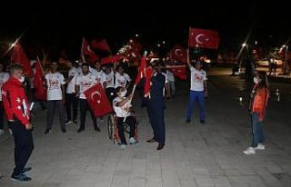 Ağrı’da “15 Temmuz Sancak Koşusu” yapıldı