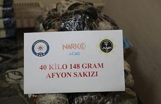 Ağrı’da piyasa değeri 13 milyon TL olan uyuşturucu...