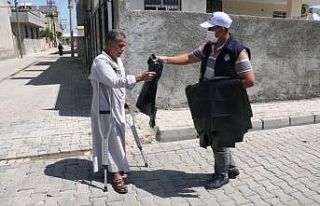 Akçakale Belediyesinden vatandaşlara kurban poşeti