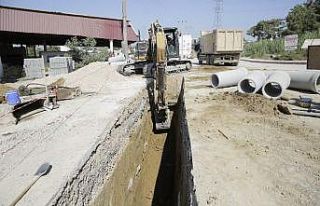 Aksu’daki kanalizasyon çalışmasında sona gelindi