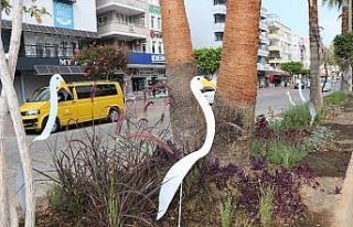 Alanya caddelerine sanatsal dokunuş