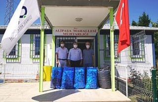 Alipaşa Mahallesi’nden mavi kapak kampanyasına...