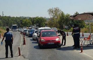 Antalya-Konya karayolunda tatilci yoğunluğu
