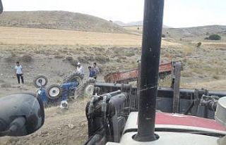 Antalya’da traktör kazası: 1 yaralı