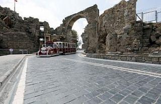 Antik Side’nin yol çalışması sona yaklaştı