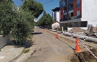 Ata Mahallesi’nde yağmur suyu çalışmaları devam...