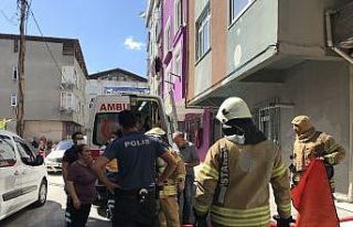 Ataşehir’de korkutan yangın