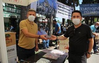 Ayasofya için tatlı ikramı