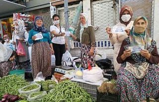 Aydın Büyükşehir Belediyesi maske dağıtımına...
