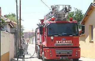 Ayvalık’ta ev yangını