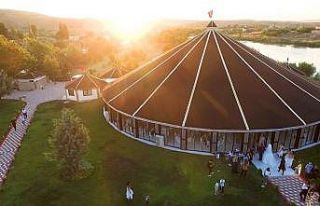Bahşılı’da çadır düğün salonu hizmete girdi