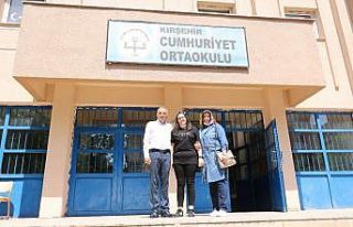 Başarı Kırşehir’de devlet okulu öğrencilerinden...