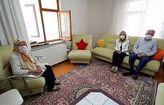 Başdeğirmen çiftinden şehit eşine vefa örneği