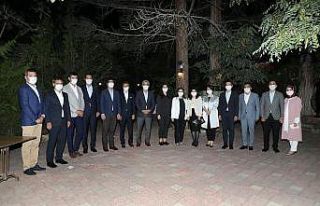 Başka illere tayini çıkan kaymakamlar için veda...