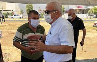 Başkan Atay, kurban kesim alanlarını gezdi