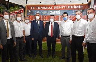 Başkan Beyoğlu demokrasi ve milli birlik nöbetinde