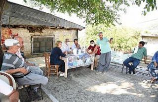 Başkan Bozdoğan bir günde 16 mahalleyi ziyaret...