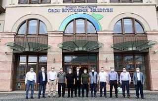 Başkan Büyükakın, belediye başkanları ile Ordu’da...