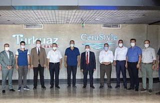 Başkan Büyükkılıç Turkuaz Seramik Fabrikası’nı...