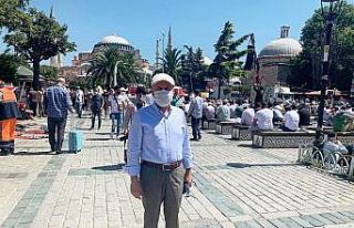 Başkan Çolakbayrakdar, Ayasofya’da kılınan ilk...