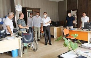 Başkan Deveci çalışma arkadaşları ile bayramlaştı