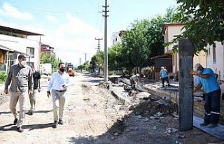 Başkan Kocaman, üst yapı çalışmalarını inceledi