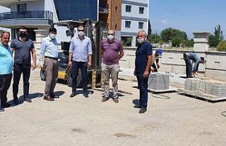 Başkan Özcan yol çalışmalarını denetledi