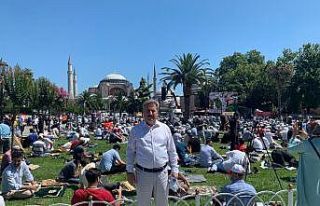 Başkan Palancıoğlu, Ayasofya Camii açılışına...
