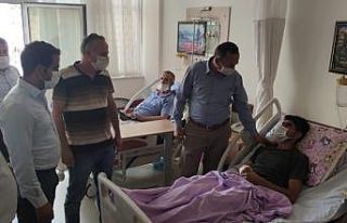 Başkan Saklı’dan yaralı güvenlik korucusuna...