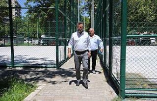 Başkan Sandal, çalışmaları yerinde inceledi