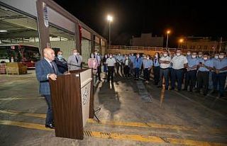 Başkan Soyer’den şafak ziyareti