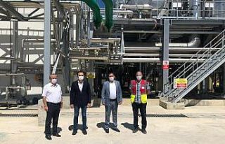 Başkan Vidinlioğlu, yanan fabrikayı ziyaret etti