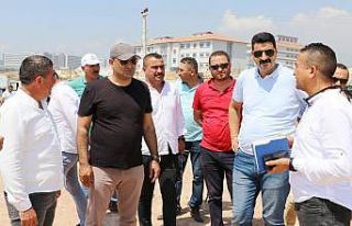 Başkan Yılmaz, kurban satış yerini inceledi