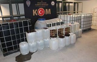 Başkent’te kaçak içki operasyonu