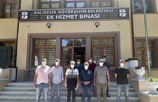 Baski Genel Müdürü Günal, Burhaniye’de incelemelerde...