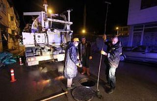 Bayburt’ta sağanak yağış etkili oldu